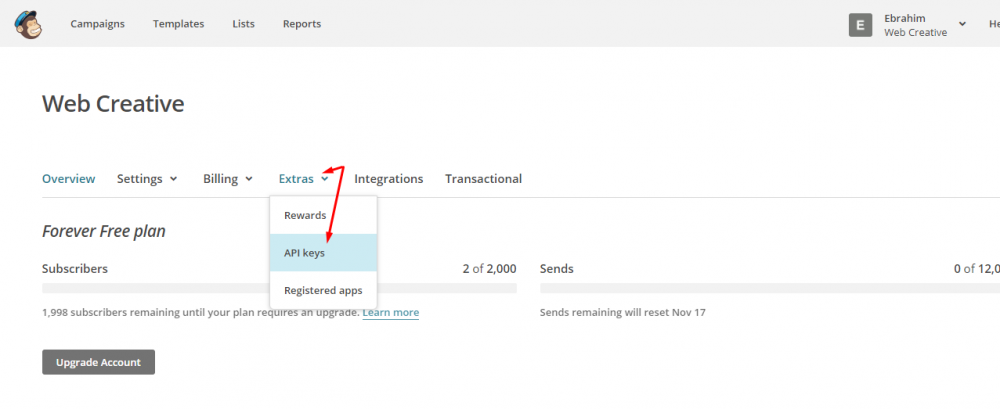 Integração Mailchimp via API PHP [AJAX]